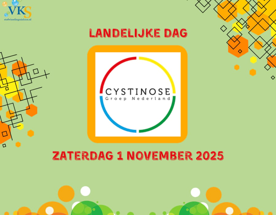 Save the date landelijke bijeenkomst Cystinose groep